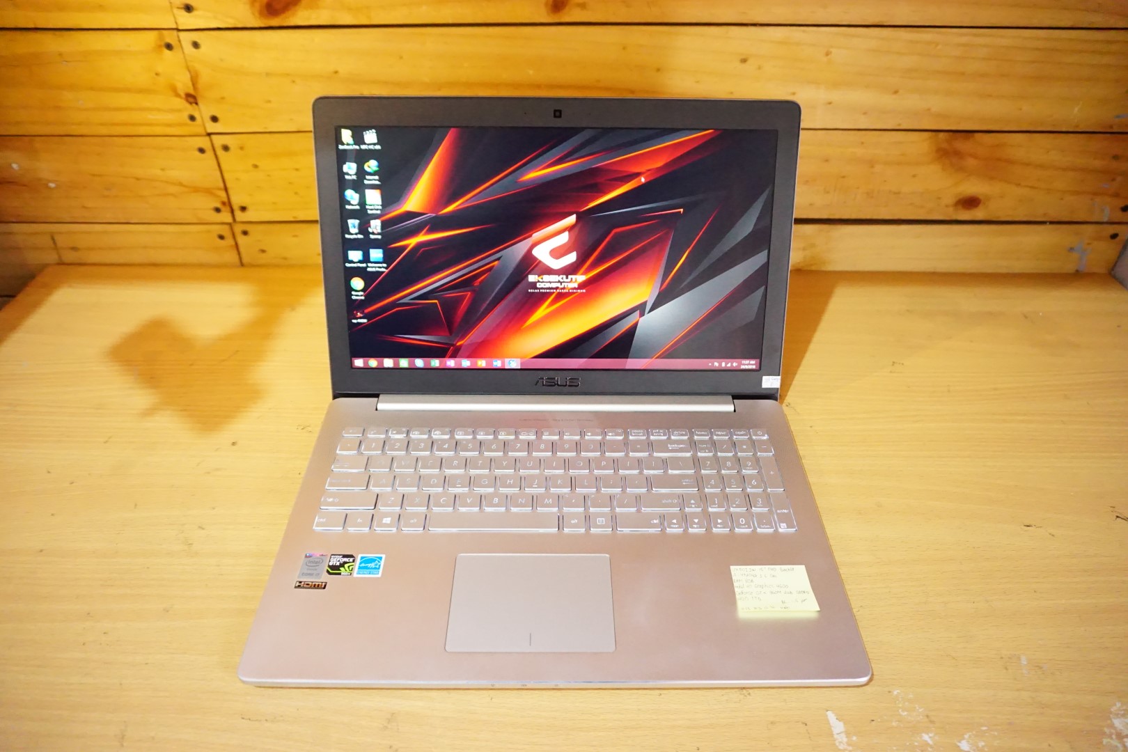 Jual Laptop Asus Zenbook Pro UX501JW Silver