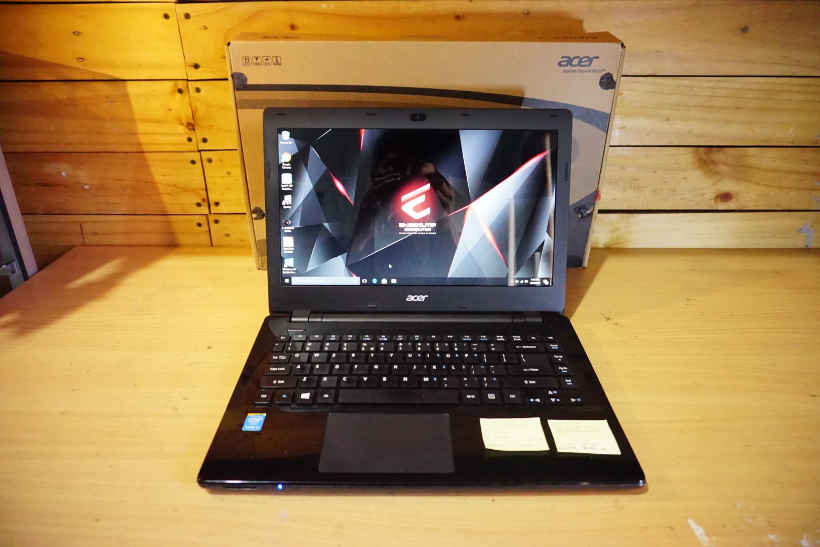 Jual Laptop Acer Aspire E5-471G Core i5 Black Fullset