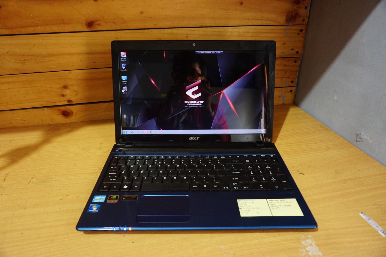 expunere Izola Evaluare  Jual Laptop Acer Aspire 5750G Core i7 Blue - Eksekutif Computer