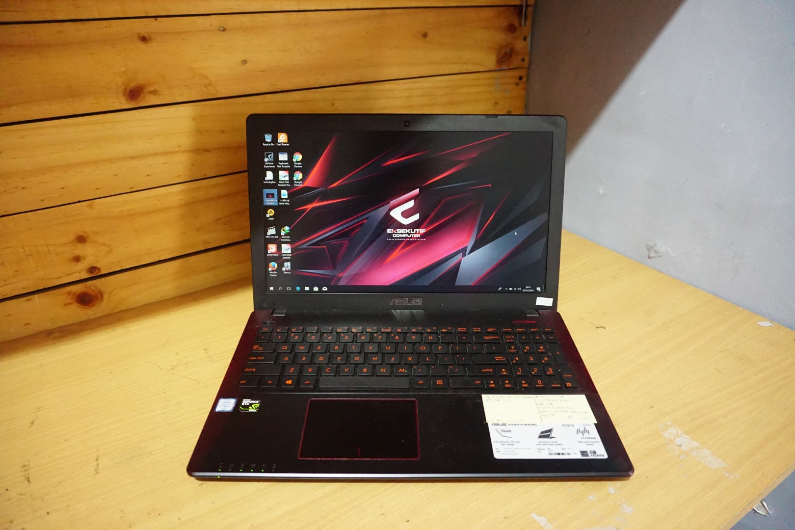 Jual Laptop Asus X550VX Black