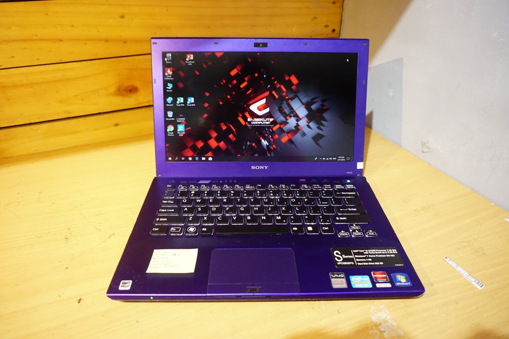 Jual Laptop Sony Vaio VPCSB26FG Core i5 Purple